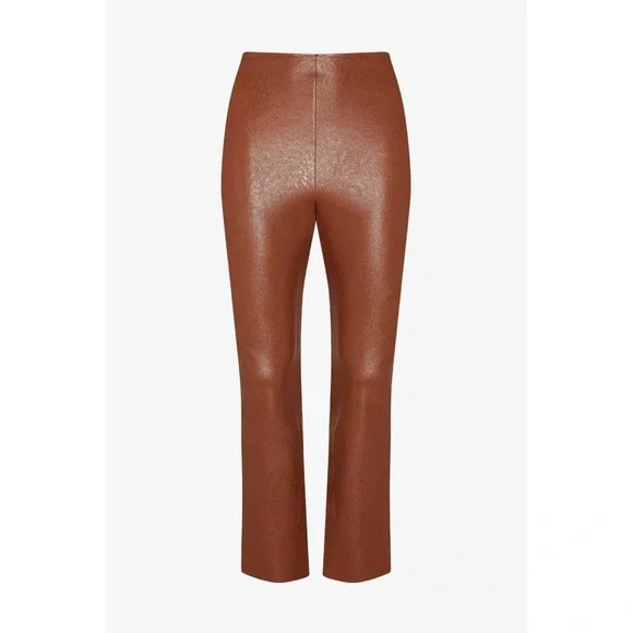 Commando Perfect Control Faux Leather Snake Leggings - Ankle-Length, Tummy Control, 4-Way Stretch-722908